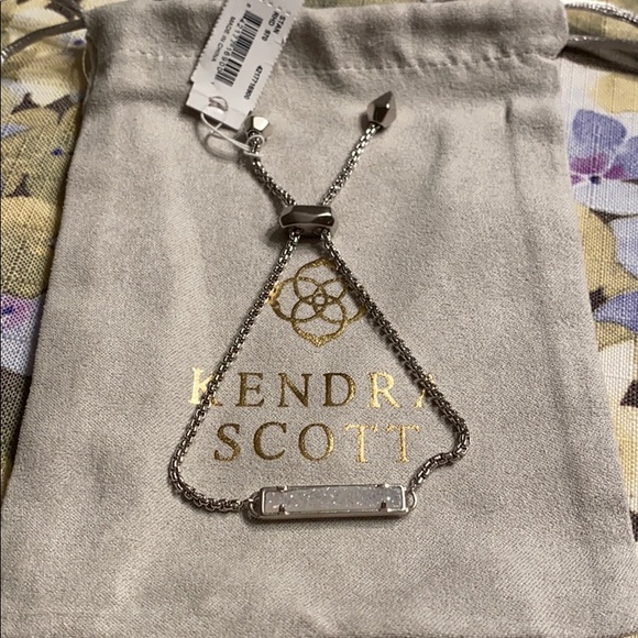 Kendra Scott White Drusy Bracelet NWT